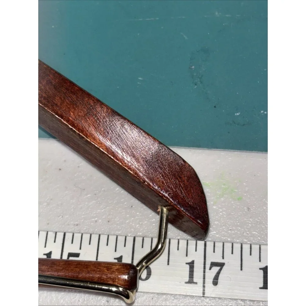 Batts Brown Wooden Wishbone Suit Jacket Pants Hanger Set‎ Of 3